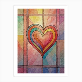 Heart Of Love 6 Art Print