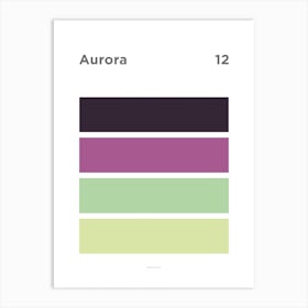 Aurora Sky Series 12 Art Print