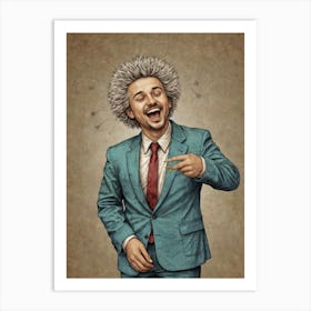 Albert Einstein Art Print