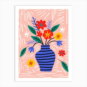 Flowers In A Vase 4 Art Print