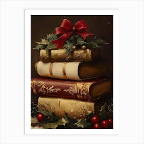 Christmas Books 1 Art Print