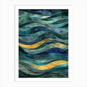 Ocean Waves 12 Art Print