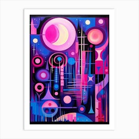 Cosmic Imagery Geometric Abstract 6 Art Print