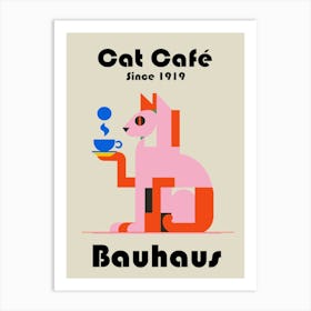 Cat Cafe Since 1919 Art Print