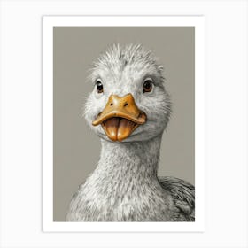 Duck Portrait Art Print