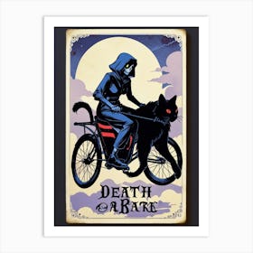 Death On A Bike Art Print