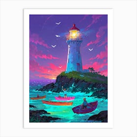 Lighthouse 6 Art Print