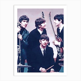 the Beatles 3 Art Print