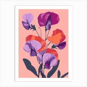 Sweet Peas 4 Art Print