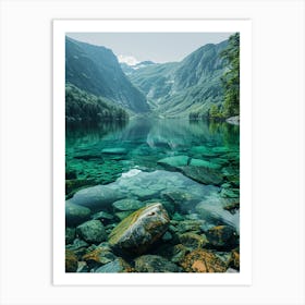 Lake In Norway 1 Art Print