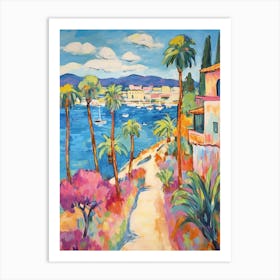 Hurghada Egypt 1 Fauvist Painting Art Print