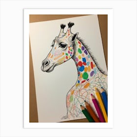 Giraffe 29 Art Print