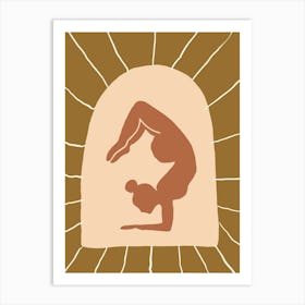 Yoga Pose 7 Art Print