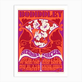 Bo Diddley At The Retinal Circus Art Print