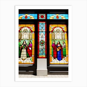 Stained Glass Window 2 Art Print