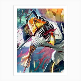 Samurai Swordsman 3 Art Print