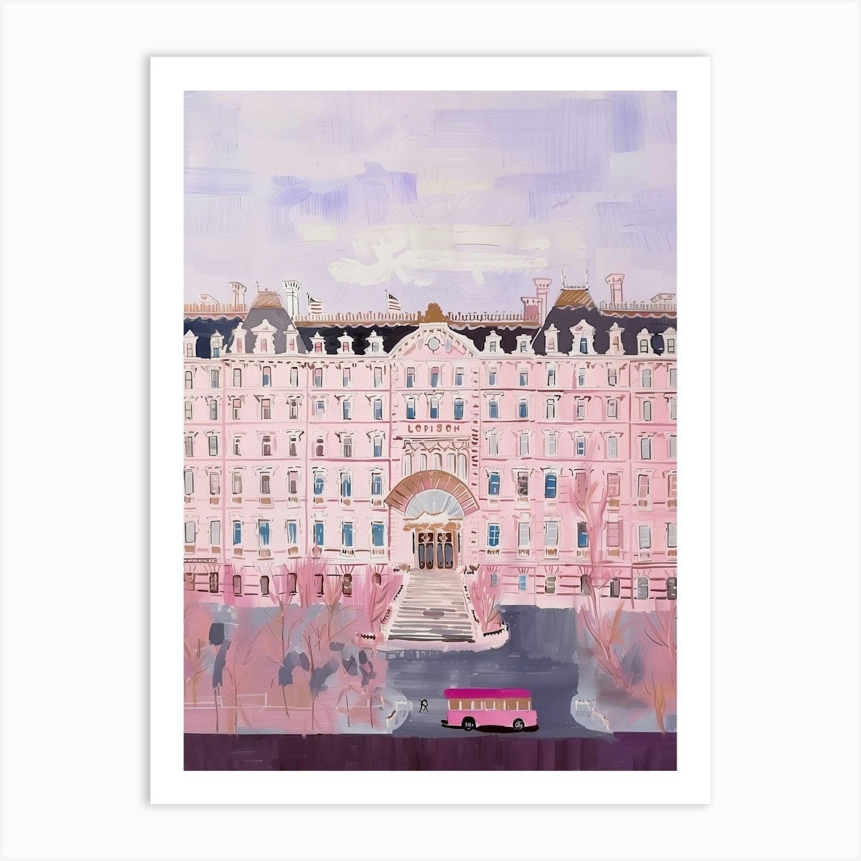 Grand Budapest Hotel 3 Art Print by AST prints