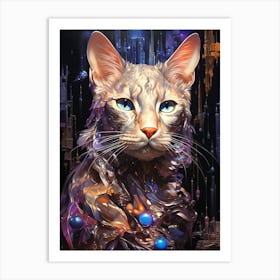 Cat In Space 5 Art Print