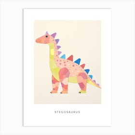 Nursery Dinosaur Art Stegosaurus 1 Poster Art Print