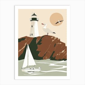 Lighthouse Canvas Print Art Print