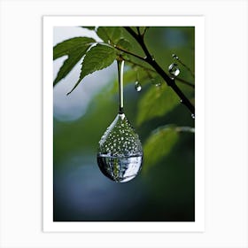 Water Drop Art Print