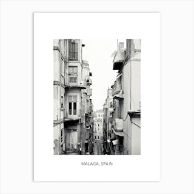 Poster Of Marseille, France, Photography In Black And White 1 Art Print