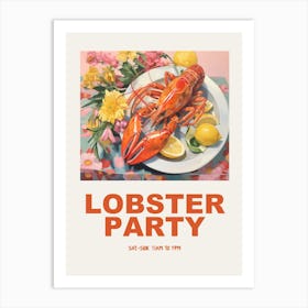 Lobster Party Art Print