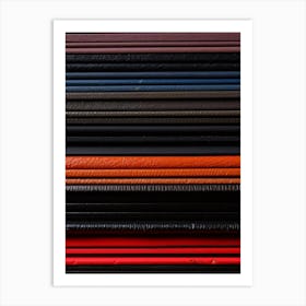 Stacked Leather Wallets Art Print