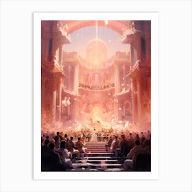 Dreamy Concert Scene 2 Art Print