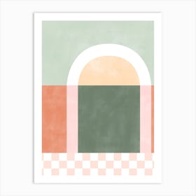 Abstract Pastel Landscape No.3 Art Print