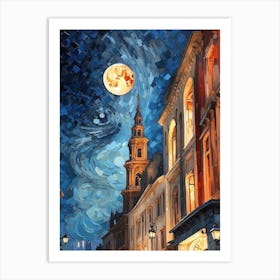 Night In The City Art Print