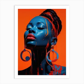 Afro-American Woman 4 Art Print