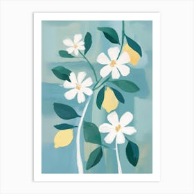 Lemon Blossoms Art Print