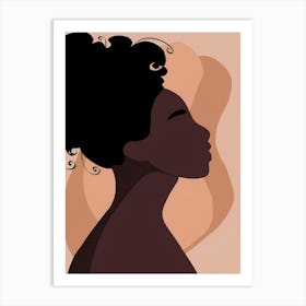 Portrait Of A Woman Art Print