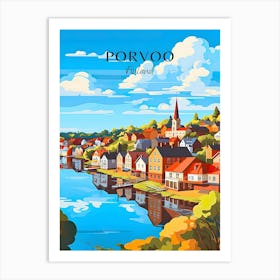 Porvoo Travel Finland Art Print