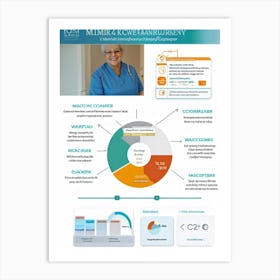 A Detailed Information Graphics Showing The Comprehensive Care Pathway Balancing Health Management Art Print