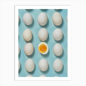 White Eggs Art Print