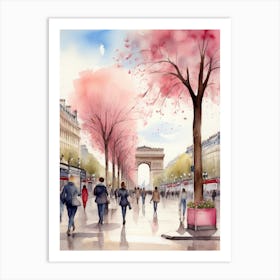 Paris Arc De Triomphe 1 Art Print