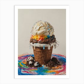 Ice Cream Cone 28 Art Print