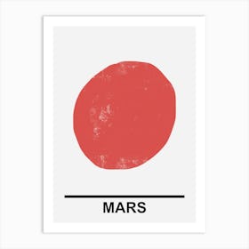 Mars Art Print