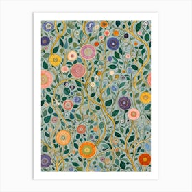 Flower Garden no1 Art Print