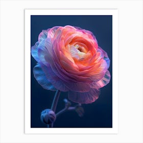 Pink Rose Art Print