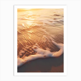 Sunset On The Beach 1 Art Print