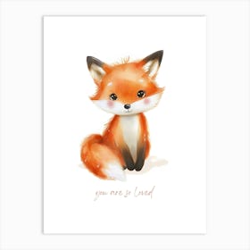 You Are Loved Kids and Nursery Art Print