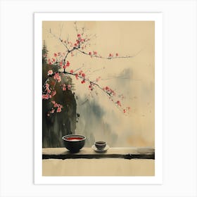 Asian Tea Painting Art Print