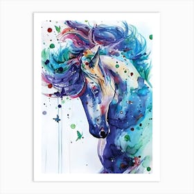 Horse Painting 4 Art Print