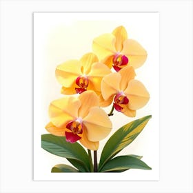 Whispers Of Orchids 5. Flower Art Print