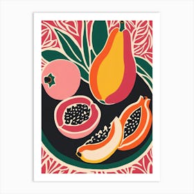 Fruit Plate Art Print