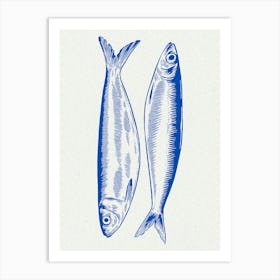 Two Sardines Art Print