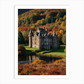 Castle In Scotland Art Print